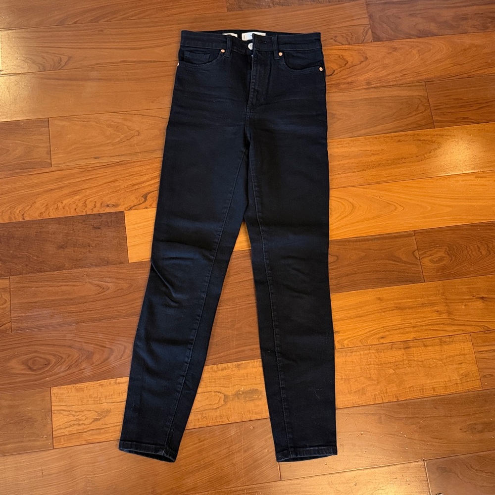 Mango Black Skinny Denim Jeans